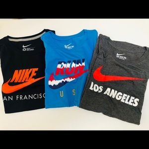 Lot of 3 Nike tees - Women’s size M